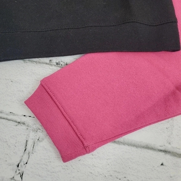 A little bit Sassy Girls Fleece Lined Sweatshirt and Sweatpants Matching Set - Picture 4 of 9